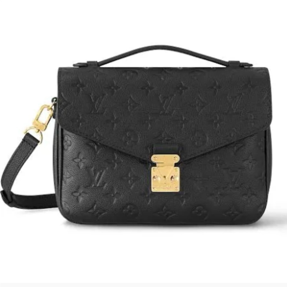 Louis Vuitton Pochette Métis Black Crossbody Handbag